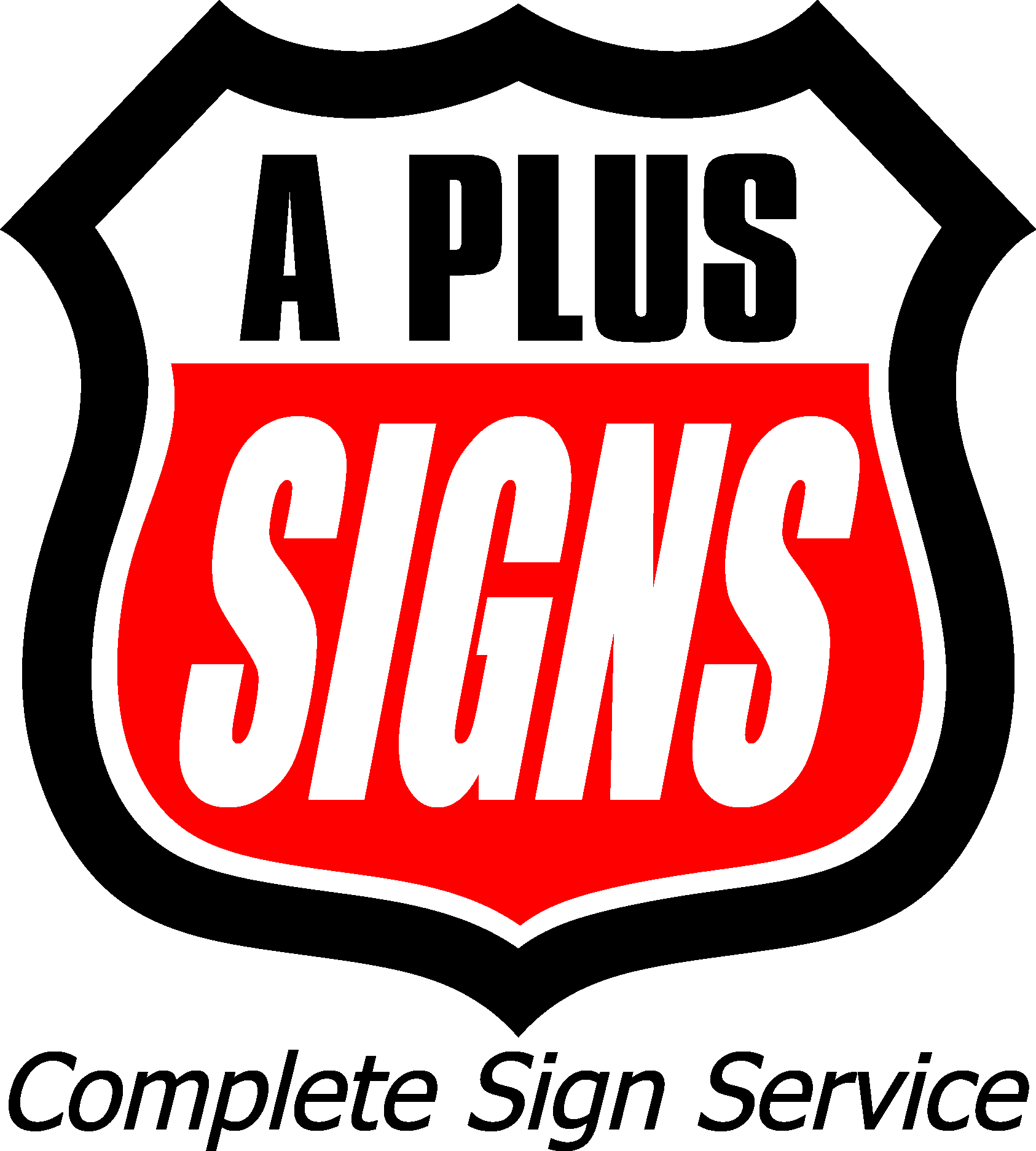 A Plus Signs Logo Vector Logo